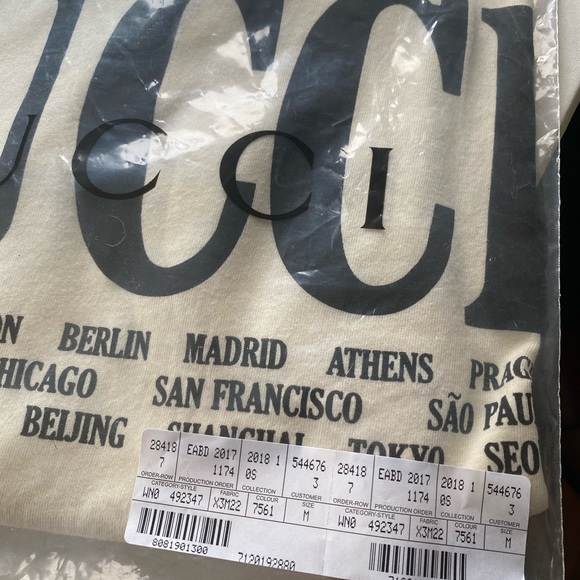 Authentic Gucci Cities tee *comes with all original tags and box* - Picture 7 of 7